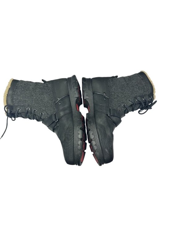 Polo Ralph Lauren Boots Tavin Rollover Shearling Lined Black Men\'s Size 11D main image 4